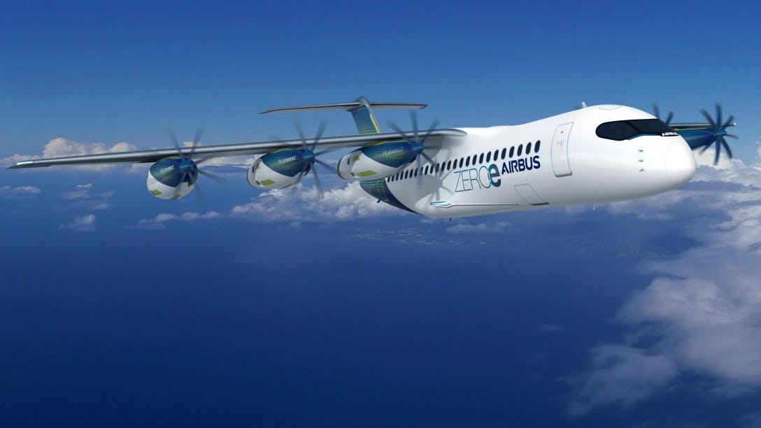 Airbus ZEROe 6 pods concept plane resized