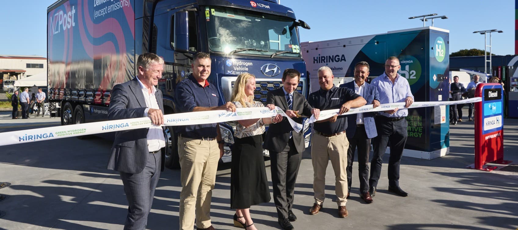Hiringa officially open H2 refuelling station V2