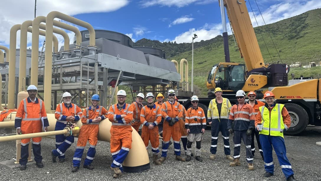 Team at Mokau Compressor Station v2
