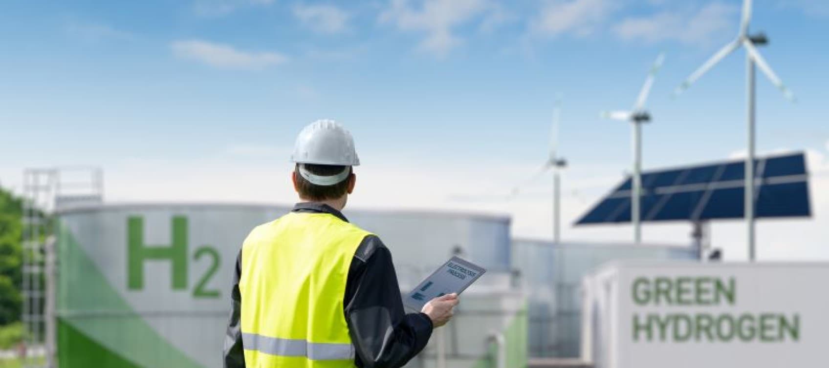 Renewable energy image and person for website